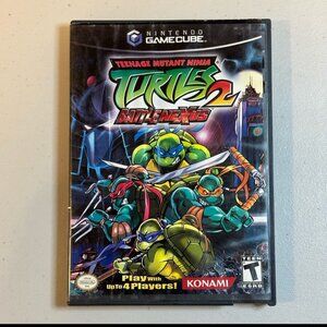 Teenage Mutant Ninja Turtles 2:‎ BattleNexus Case & Discs Only Nintendo Gamecube